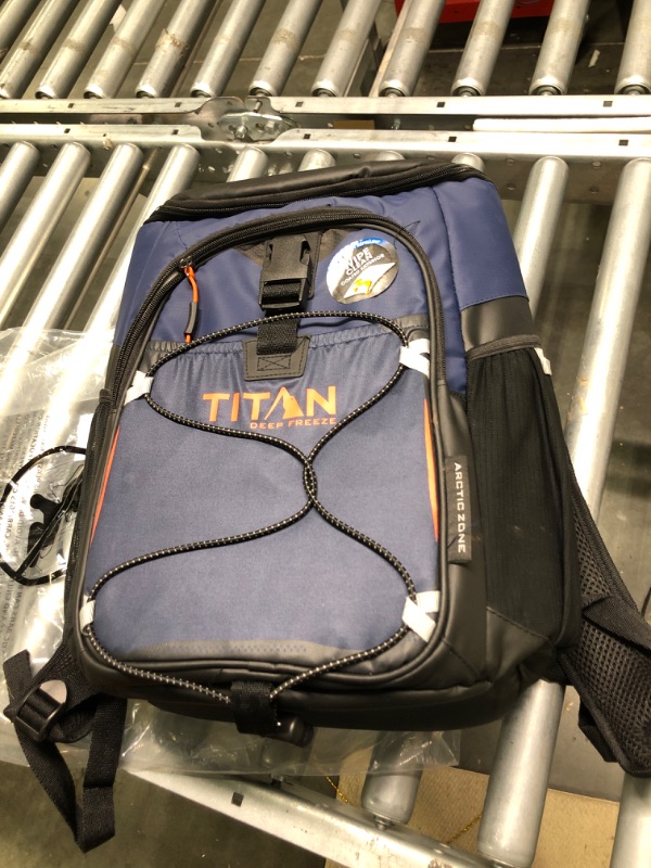Photo 2 of Arctic Zone Titan Deep Freeze 24 Can Backpack Cooler Blue