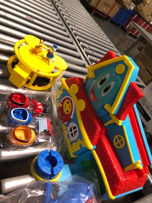 Photo 1 of Disney Junior Mickey Mouse Funny the Funhouse 13 Piece Lights and Sounds Playset, Includes Mickey Mouse, Donald Duck and Bonus Pluto Figure, Amazon Exclusive, by Just Play