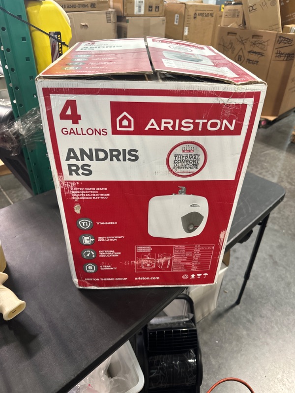 Photo 2 of Ariston Andris 4 Gallon 120-Volt Corded Point of Use Mini-Tank Electric Water Heater