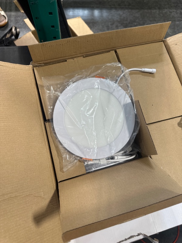 Photo 1 of Amico 20 Pack 6 Inch 5CCT Ultra-Thin LED Recessed Ceiling Light with Junction Box, 2700K/3000K/3500K/4000K/5000K Selectable, 12W Eqv 110W, Dimmable Can-Killer Downlight, 1050LM High Brightness - ETL 5000k/4000k/3500k/3000k/2700k - 5cct White 6 Inch
