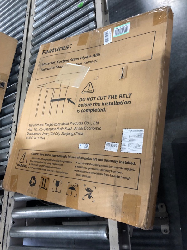 Photo 1 of Retractable Baby Gate Dog Gate - Wiscky Extra Wide Safety Gates 33" Tall, Extends to 59" Wide, Easy to Roll and Latch Dogs Gate for Doorways, Stairs, Hallways, Deck, Banisters Indoor/Outdoor (Black) 33x59 Inch Black