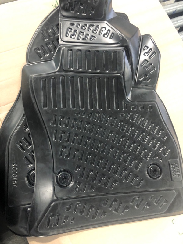 Photo 1 of Floor Mats Front and Rear All Weather Custom Fit Floor Liner Compatible for Fiat 500L 2012-2022