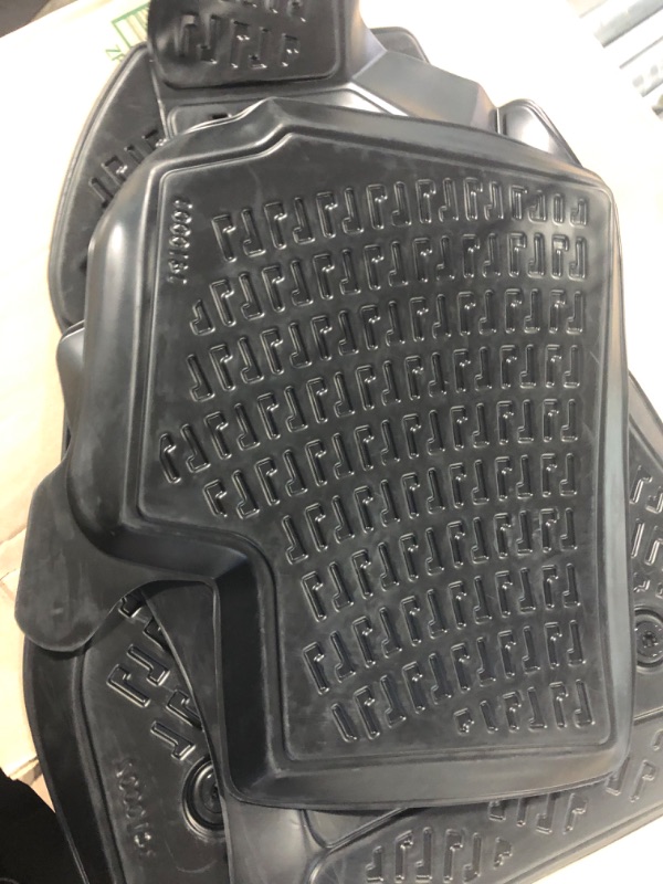 Photo 3 of Floor Mats Front and Rear All Weather Custom Fit Floor Liner Compatible for Fiat 500L 2012-2022