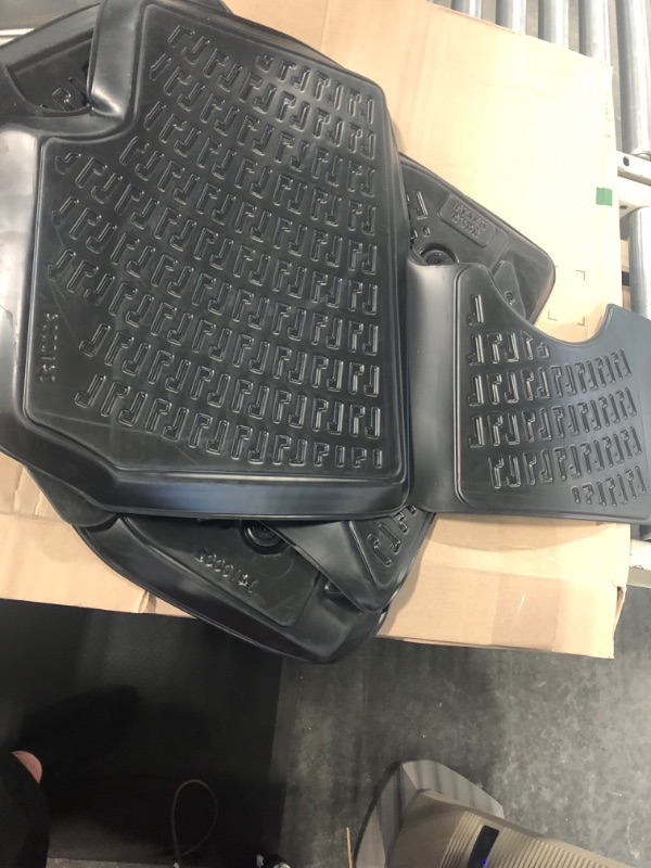 Photo 5 of Floor Mats Front and Rear All Weather Custom Fit Floor Liner Compatible for Fiat 500L 2012-2022