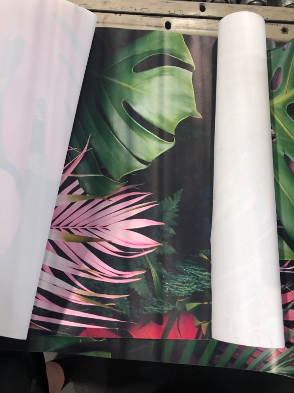 Photo 1 of CGXINS Tropical Palm Leaves Picture Photography Backdrop 7x5ft for Hawaiian Luau Party Decorations Jungle Safari Plants Photo Background Birthday Baby Shower Supplies Banner