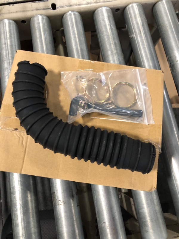 Photo 2 of Cold Air Intake Pipe, 3" Universal Car Cold Air Intake Inlet Hose Flexible Duct Tube Pipe Kit for Enhancing Filter Protections