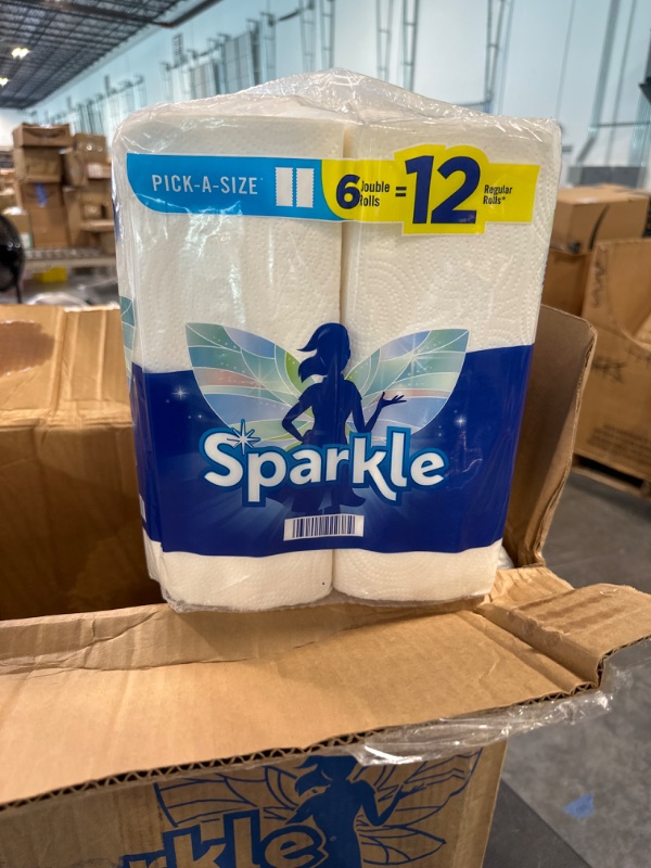 Photo 4 of Sparkle® Pick-A-Size® Paper Towels, 24 Double Rolls = 48 Regular Rolls