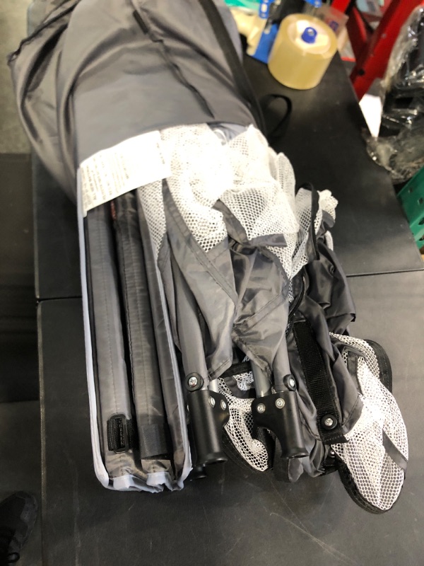Photo 1 of Dream On Me Nest Portable Play Yard With Carry Bag And Shoulder Strap, Grey