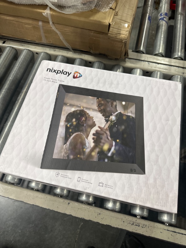 Photo 1 of Nixplay 15 inch Smart Digital Photo Frame with WiFi (W15F) - Black - Unlimited Cloud Photo Storage - Share Photos and Videos Instantly via Email or App - Preload Content