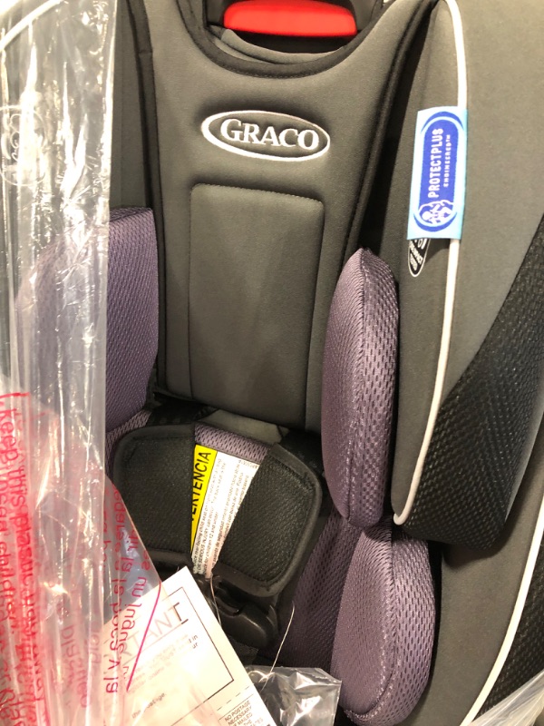 Photo 4 of Graco SlimFit 3 in 1 Car Seat, Slim & Comfy Design Saves Space in Your Back Seat, Annabelle, 1 Count (Pack of 1) SlimFit Annabelle