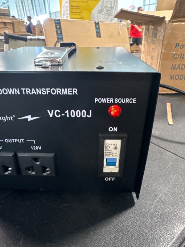 Photo 4 of PowerBright 1000W Step Up & Down Japanese Transformer, Power ON/Off Switch, Can be Used in 120 Volt Countries and 100 Volt Countries, Convert from 120V to 100V and 100V to 120V 1000 Watts