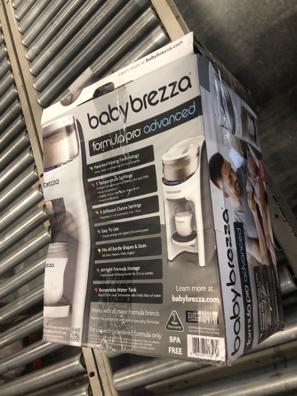 Photo 1 of New and Improved Baby Brezza Formula Pro Advanced Formula Dispenser Machine - Automatically Mix a Warm Formula Bottle Instantly - Easily Make Bottle with Automatic Powder Blending