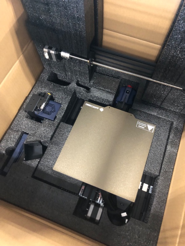 Photo 1 of Anycubic Kobra 3D Printer Auto Leveling, FDM 3D Printers with Self-Developed ANYCUBIC LeviQ Leveling and Removable Magnetic Platform for DIY Home School Printing Size 8.7x8.7x9.84 inch