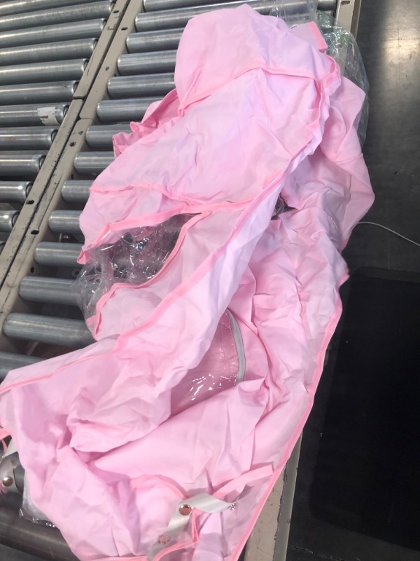Photo 1 of Stroller Rain Cover & Mosquito Net,Weather Shield Accessories - Protect from Rain Wind Snow Dust Insects Water Proof Ventilate Clear-Breathable Bug Shield for Baby Stroller by Gihims(Pink)