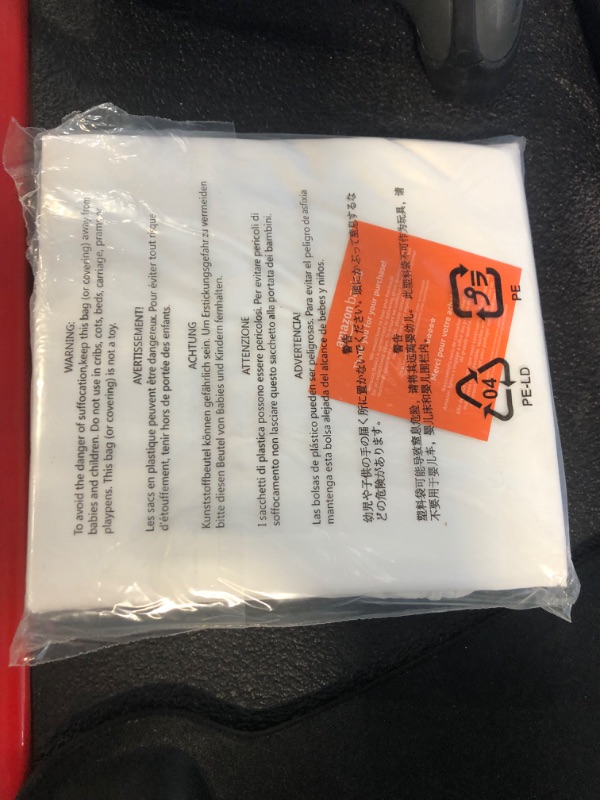 Photo 2 of Amazon Basics 100% Cotton Hypoallergenic Pillow Protector Case - Body, White Body Pillow Protector