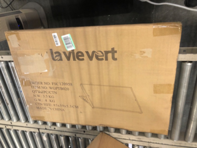 Photo 1 of Lavievert Adjustable Jigsaw Puzzle Board with Cover, Wooden Puzzle Easel Board for Adults, Portable Tilting Puzzle Table with Non-Slip Surface for Puzzles Up to 1000 Pieces Burlywood