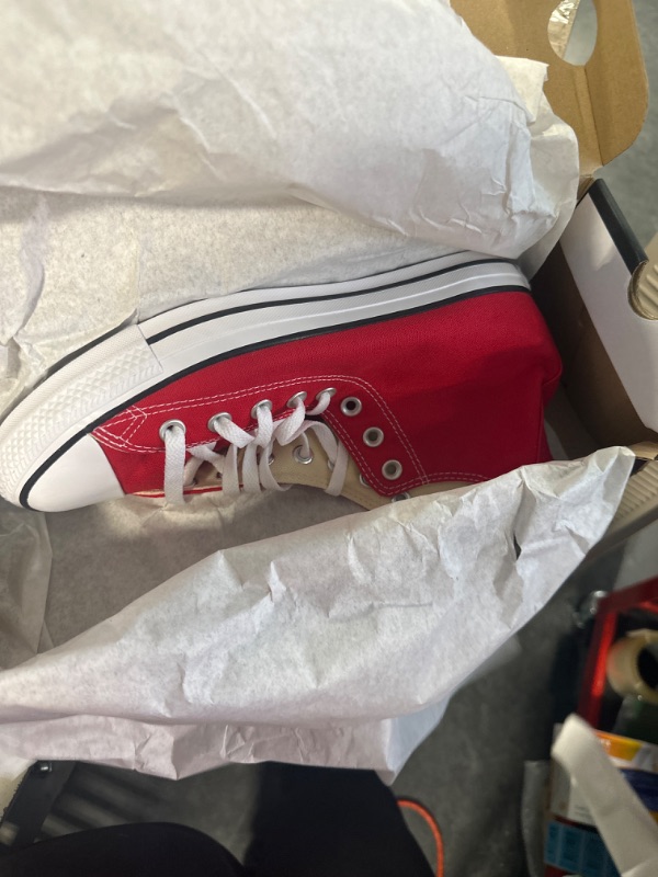 Photo 3 of Converse Women's Chuck Taylor All Star Sneakers 9.5 D(M) US 11.5 Women/9.5 Men Red