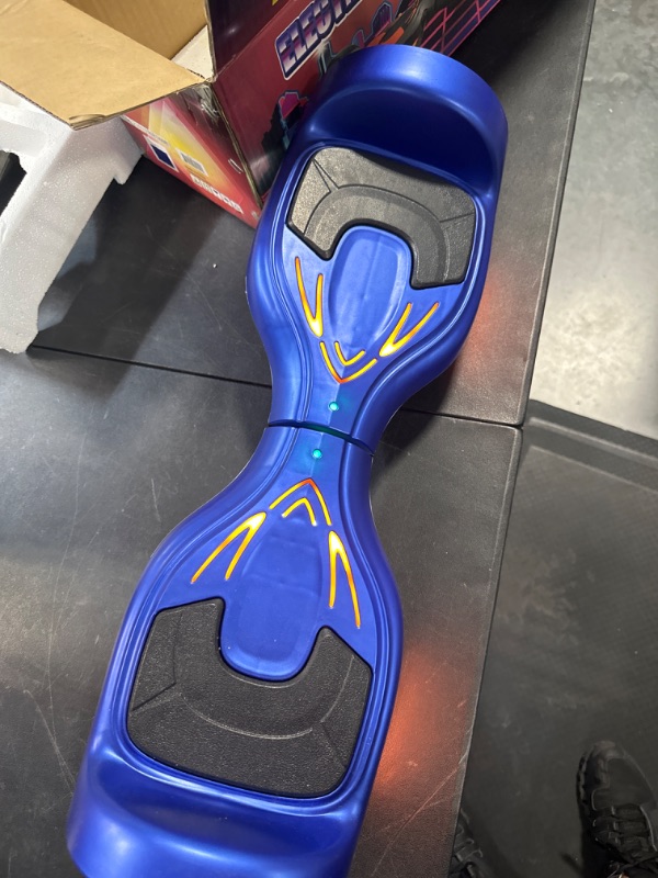 Photo 5 of Bluetooth Hoverboard with Pearl Skin, 6.5" Self Balancing Scooter with Wireless Speaker for Music, with LED Light up Pedal and Wheels for Funs