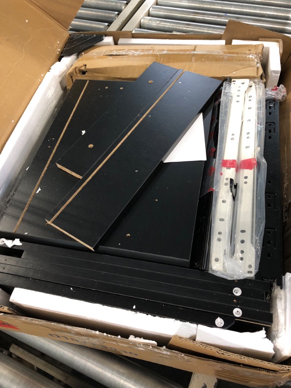 Photo 2 of DEVAISE Locking File Cabinet, 3 Drawer Rolling Pedestal Under Desk Office, Fully Assembled Except Casters, Black Black 14.6"W x 17.1"D x 23.6"H