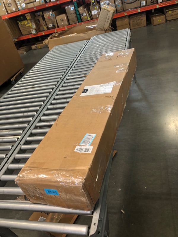 Photo 1 of Amazon Basics Smart Box Spring Bed Base, 5-Inch Mattress Foundation - Full Size, Tool-Free Easy Assembly & Metal Bed Frame, 9-Leg Base for Box Spring and Mattress - Full, 74.5 x 53.5-Inches