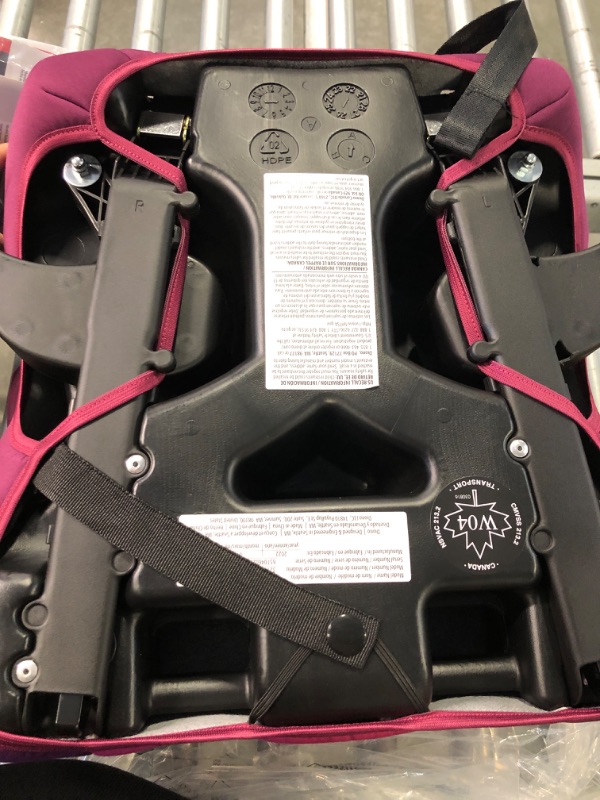 Photo 4 of Diono Solana 2 XL 2022, Dual Latch Connectors, Lightweight Backless Belt-Positioning Booster Car Seat, 8 Years 1 Booster Seat, Pink NEW! LATCH Connect Single Pink