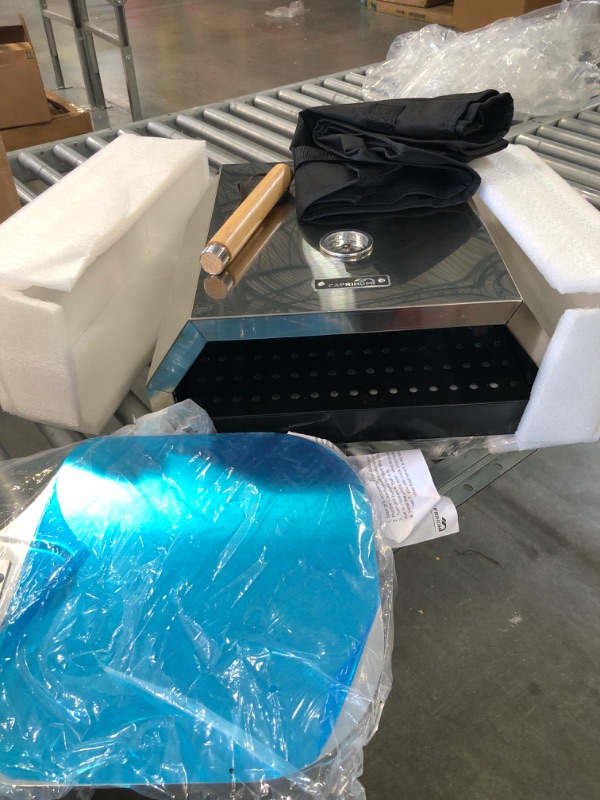 Photo 1 of Caprihom Pizza Ovens for Grill Top Original Box Kit Pizza Oven with 12" Pizza Stone Portable Pizza Oven for Most Gas Grill Charcoal Grill Pellet Grill & Other Grills