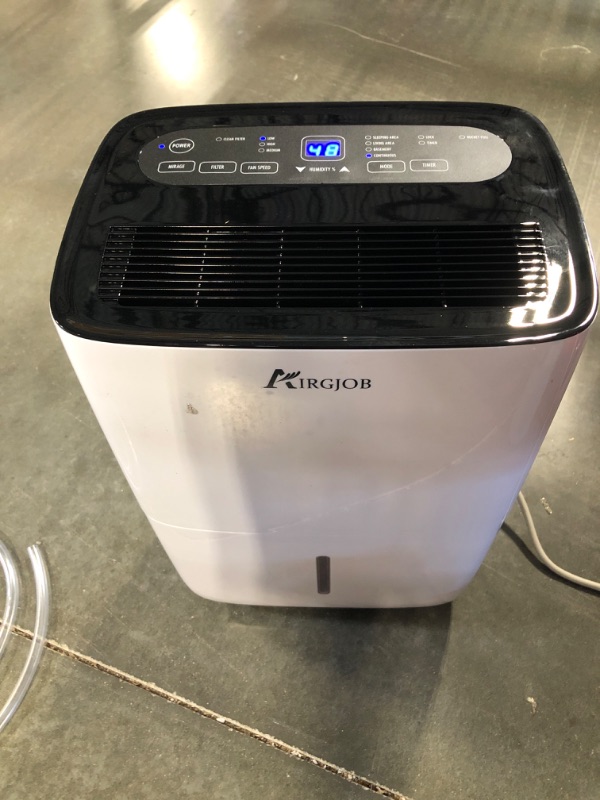 Photo 4 of 35-Pint Dehumidifier for Basement and Large Room - 2000 Sq. Ft. Quiet Dehumidifier for Medium to Large Capacity Room Home Bathroom Basements - Auto Continuous Drain Remove Moisture
