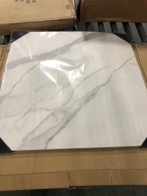 Photo 1 of BEIYANG 2PCS 4Patterns 24x24 Inch Photography Background Boards, Double Side Flat Lay Waterproof Marble Cement Brick Wood Texture Background Photo Backdrop Props for Food Jewelry Cosmetics Product Cement+Brick