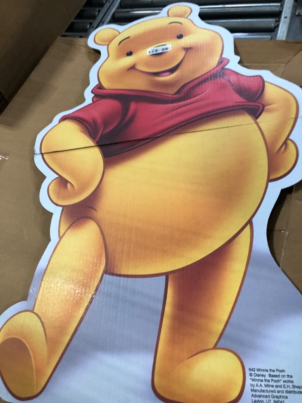 Photo 2 of Advanced Graphics Winnie The Pooh Life Size Cardboard Cutout Standup - Disney's Winnie The Pooh
