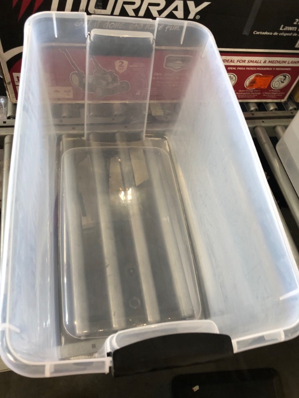 Photo 2 of ***Set of 4 -  No Lids*** Sterilite 70 qt. Ultra Storage Box 