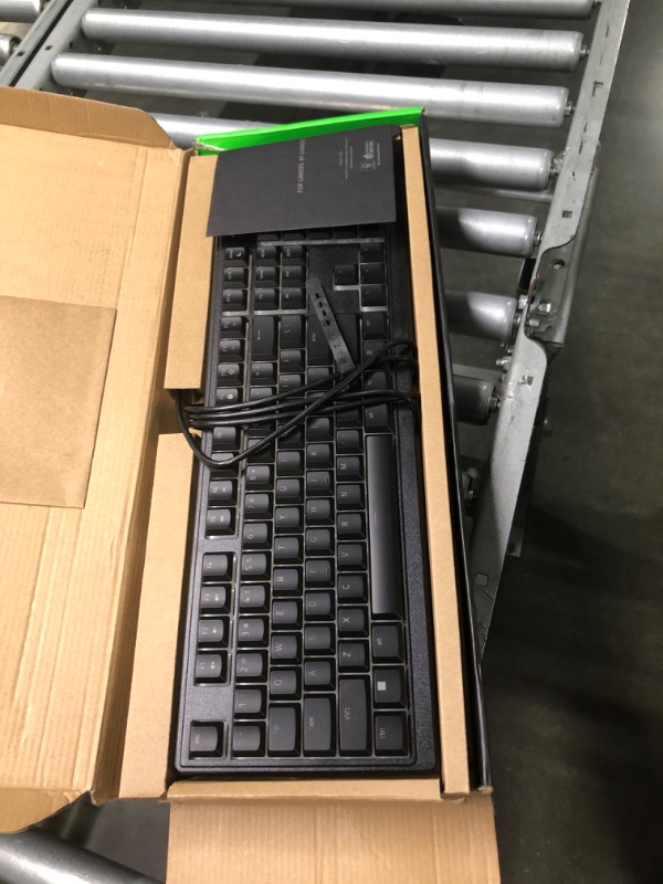 Photo 3 of Razer Ornata V3 X Gaming Keyboard: Low-Profile Keys - Silent Membrane Switches - Spill Resistant - Chroma RGB Lighting - Ergonomic Wrist Rest - Classic Black