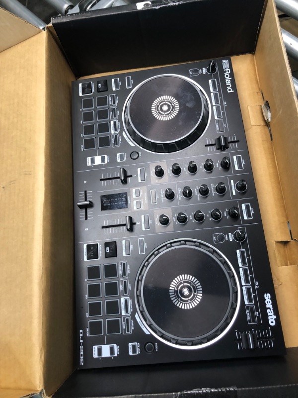 Photo 3 of Roland Two-channel, Four-deck Serato DJ Controller with Serato DJ Pro upgrade (DJ-202) Two-Channel, Four-Deck with Serato DJ Pro Controller