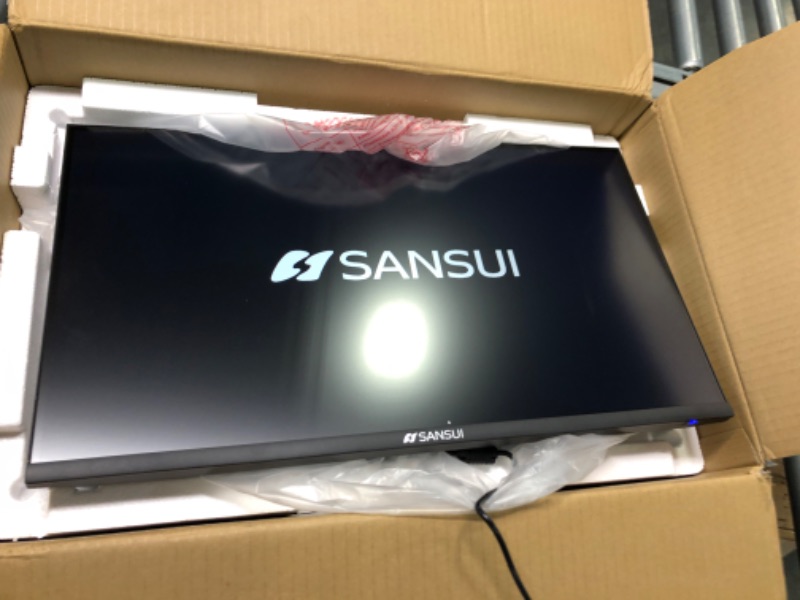 Photo 3 of SANSUI Monitor 22 inch 1080p FHD 75Hz Computer Monitor with HDMI VGA, Ultra-Slim Bezel Ergonomic Tilt Eye Care LED Display for Home Office (ES-22F1 HDMI Cable Included)