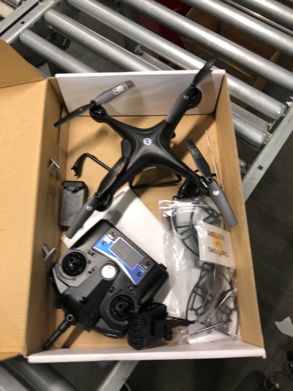 Photo 3 of Holy Stone HS110D FPV RC Drone with 1080P HD Camera Live Video 120°Wide-Angle WiFi Quadcopter with Gravity Sensor, Voice Control, Gesture Control, Altitude Hold, Headless Mode, 3D Flip RTF 2 Batteries