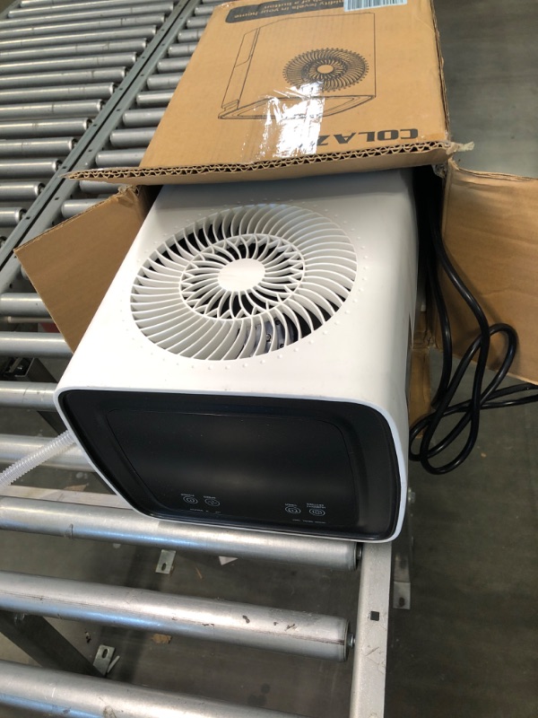 Photo 1 of 2500 Sq. Ft 30 Pint Dehumidifier, Dehumidifiers for Home Basement with Drain Hose, COLAZE Dehumidifiers for Large Room with Auto or Manual Drain, 24 Hours Timer, 0.58 Gallon Water Tank, Auto Defrost, Overflow Protection, Continuous Drain Function