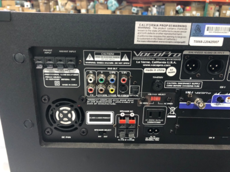 Photo 1 of VocoPro Karaoke System, Multicolored (HERORECBASIC)
