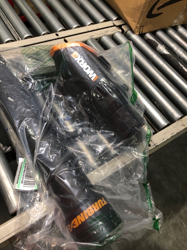 Photo 1 of WORX 20V Turbine Cordless Two-Speed Leaf Blower Power Share - WG547 (Battery & Charger Included) and WA3525 20V PowerShare 2.0 Ah Replacement Battery w/ Battery