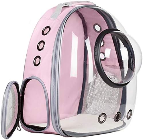 Photo 1 of ChezMax Astronaut Window Bubble Carrying Travel Bag Breathable Space Capsule Transparent Pet Carrier Bag Dog Cat Backpack