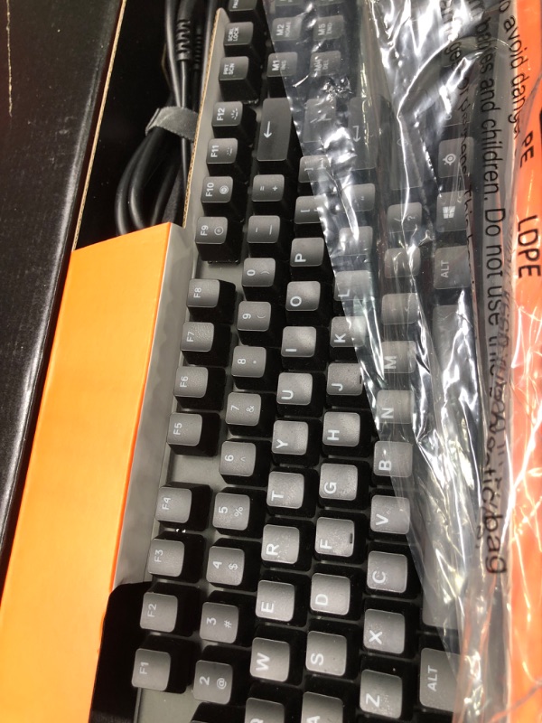 Photo 3 of SteelSeries Apex Pro Mechanical Gaming Keyboard – Adjustable Actuation Switches – World’s Fastest Mechanical Keyboard – OLED Smart Display – RGB Backlit Apex Pro Wired