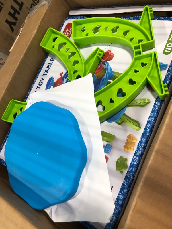 Photo 1 of Lucky Doug Kids Sand Water Table for Toddlers, 3-Tier Sand and Water Play Table Toys for Toddlers Kids, Kids Beach Toys Activity Sensory Play Table Outdoor Toys for Toddler Boys Girls Age 1-3 3-5
