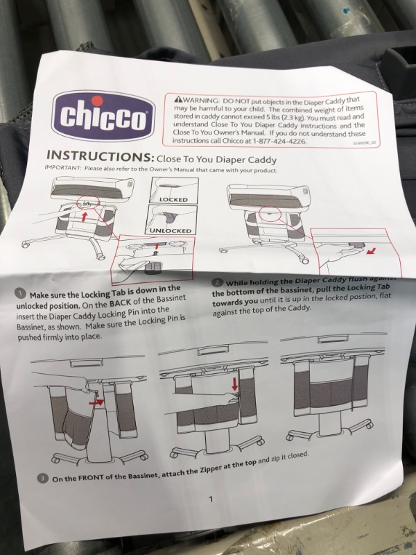 Photo 1 of Chicco Close to You Diaper Caddy - Grey | Grey