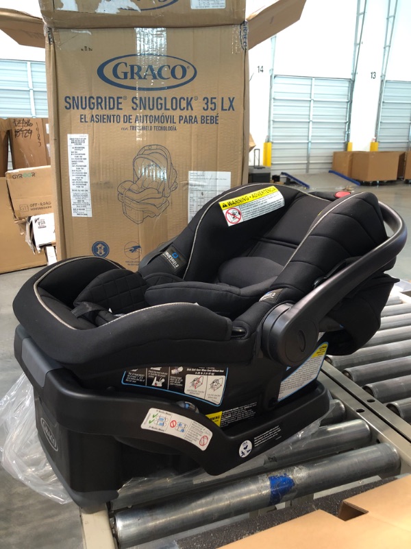 Photo 4 of Graco SnugRide SnugLock 35 LX Featuring TrueShield Technology, Ion Black