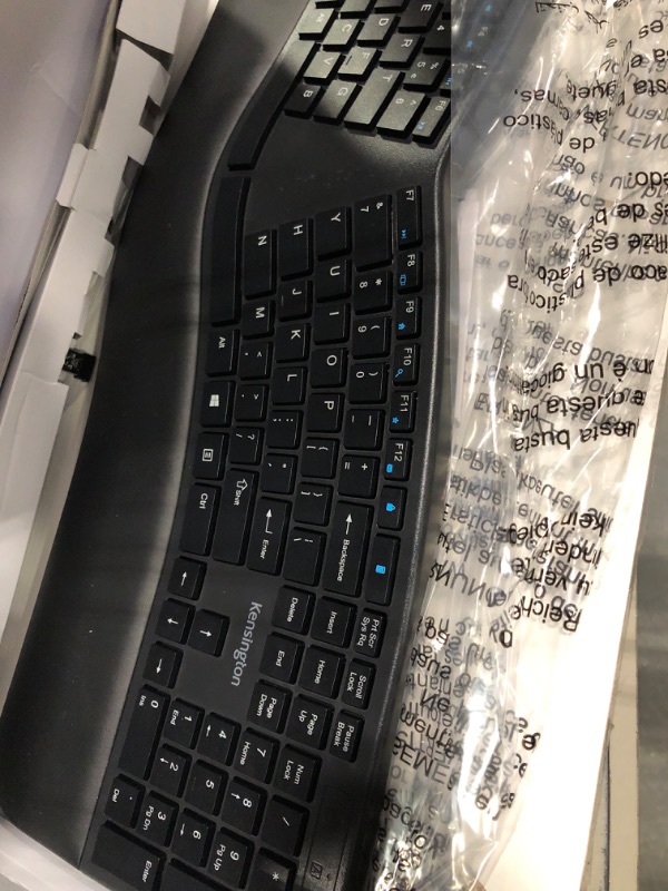 Photo 2 of Kensington Pro Fit Ergonomic Wireless Keyboard and Mouse - Black (K75406US)