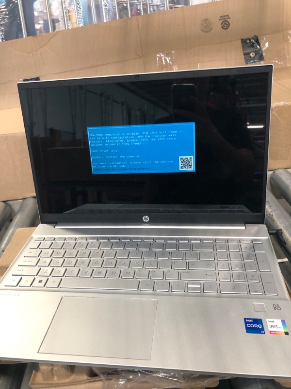 Photo 4 of HP Pavilion Professional Laptop, 15.6" FHD Touchscreen, Intel Core i5-1235U, 32GB DDR4 RAM, 1TB PCIe M.2 SSD, Wi-Fi 6, Windows 11 Home, Fingerprint Reader, Backlit Keyboard, HDMI, Silver 32 GB RAM | 1 TB SSD