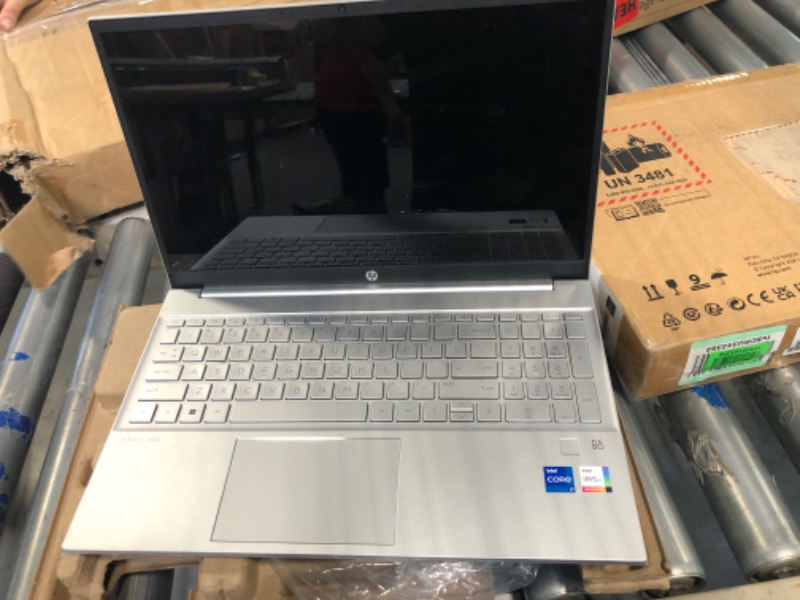 Photo 2 of HP Pavilion Professional Laptop, 15.6" FHD Touchscreen, Intel Core i5-1235U, 32GB DDR4 RAM, 1TB PCIe M.2 SSD, Wi-Fi 6, Windows 11 Home, Fingerprint Reader, Backlit Keyboard, HDMI, Silver 32 GB RAM | 1 TB SSD