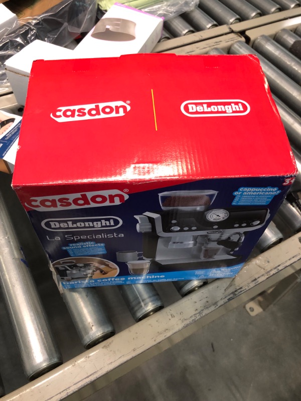 Photo 1 of Casdon DeLonghi Barista Coffee Machine. Toy Coffee Machine For Children Aged 3+. Features Realistic Sounds & Magic Coffee Reveal.