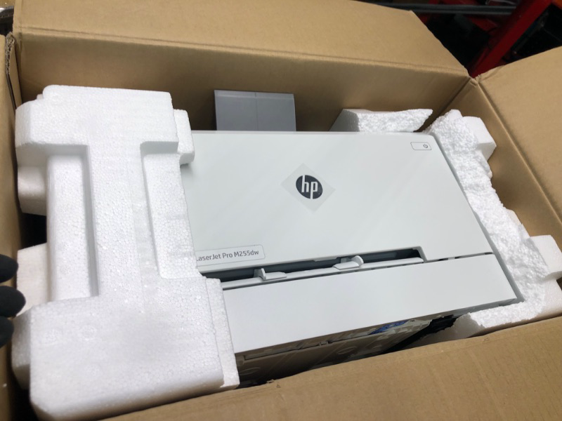 Photo 1 of HP Color Laserjet Pro M255dw Wireless Laser Printer, Remote Mobile Print, Duplex Printing (7KW64A), White, One Size (7KW64A#BGJ) (Renewed)