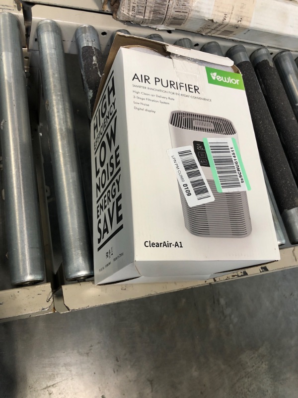 Photo 1 of Air Purifier, Home Air Cleaner For Bedroom Large Room up to 600 sq.ft, VEWIOR H13 True HEPA Air Filter with Fragrance Sponge 6 Timer Settings Quiet Air Purifiers for Pets Dander Odor Dust Smoke Pollen