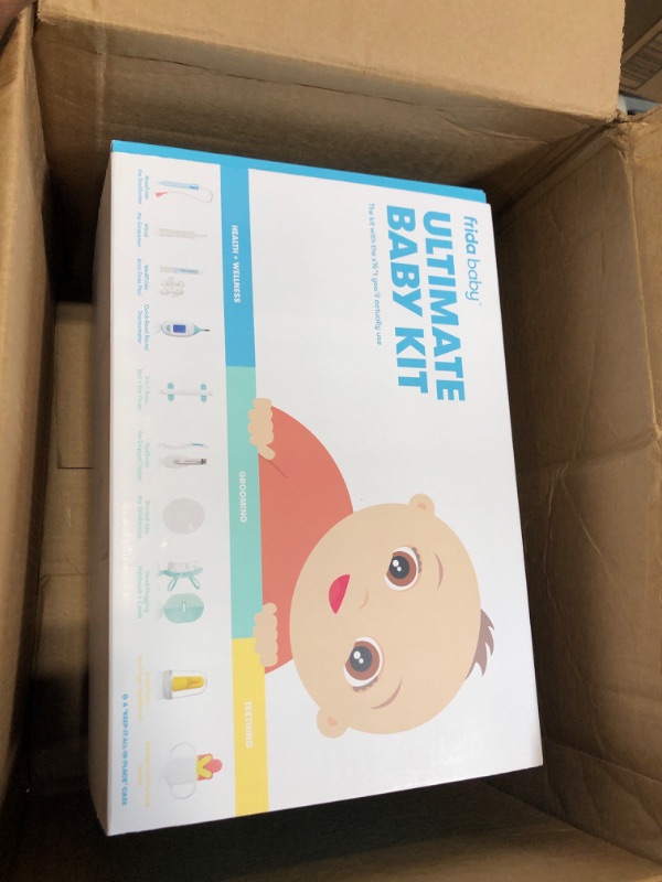 Photo 2 of Frida Baby Ultimate Baby Kit | The Complete Baby Health & Wellness, Grooming, and Teething kit The Ultimate Baby Essentials Kit