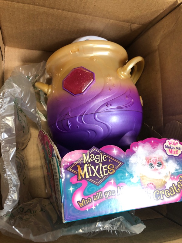 Photo 2 of Magic Mixies Magical Misting Cauldron with Interactive 8 inch Pink Plush Toy and 50+ Sounds and Reactions